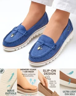 Online Ażurowe damskie mokasyny Elissas Mokasyny Na Płaskiej Podeszwie