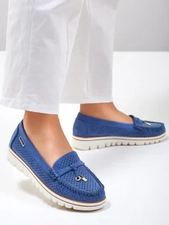 Online Ażurowe damskie mokasyny Elissas Mokasyny Na Płaskiej Podeszwie