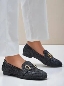 Clearance Ażurowe damskie mokasyny Sallim Mokasyny Na Płaskiej Podeszwie