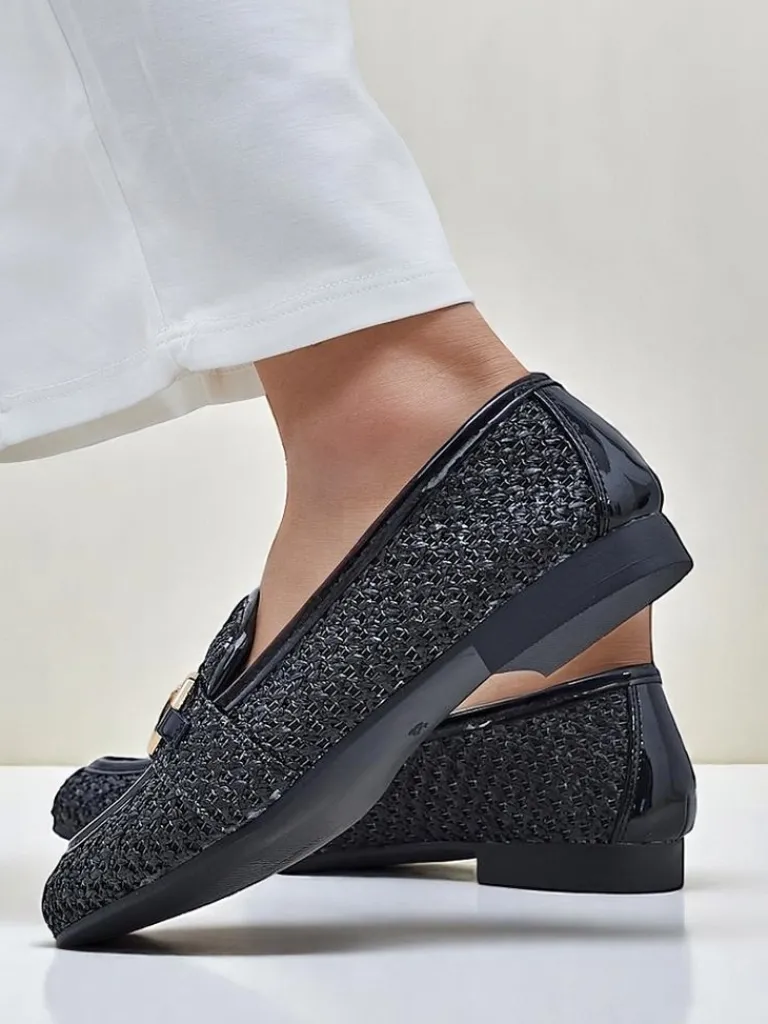 Clearance Ażurowe damskie mokasyny Sallim Mokasyny Na Płaskiej Podeszwie