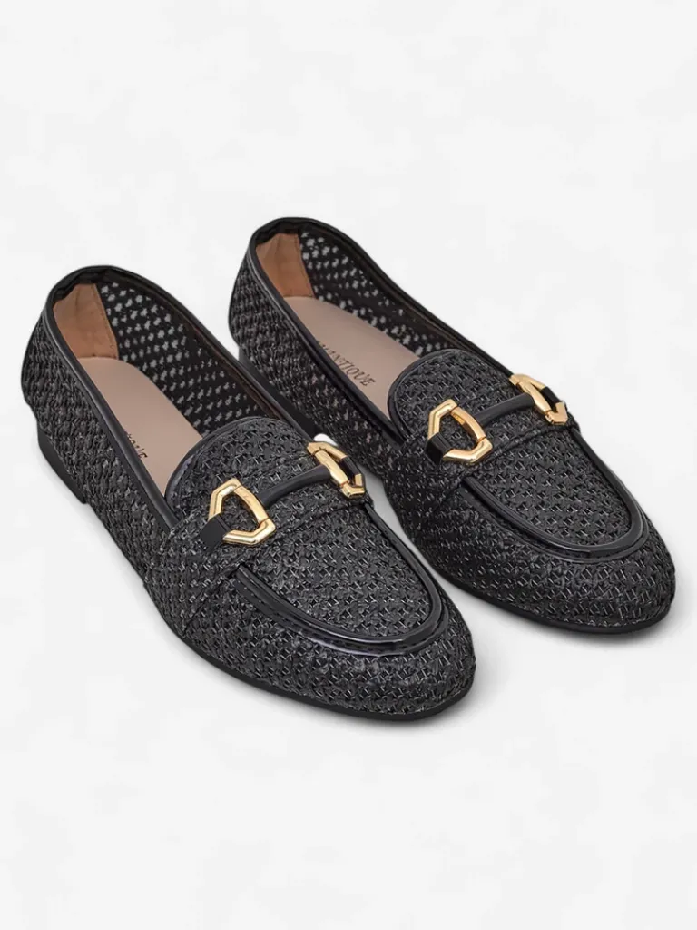 Clearance Ażurowe damskie mokasyny Sallim Mokasyny Na Płaskiej Podeszwie