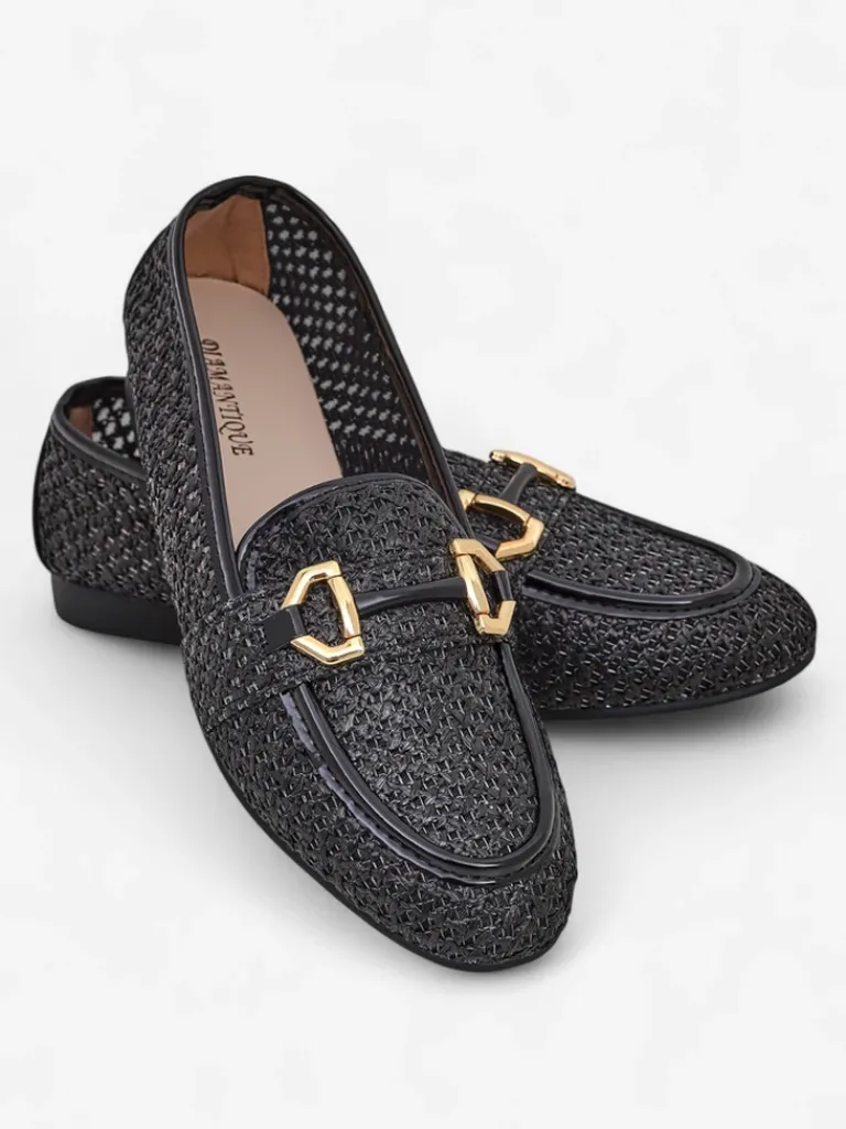 Clearance Ażurowe damskie mokasyny Sallim Mokasyny Na Płaskiej Podeszwie