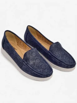 Best Ażurowe damskie mokasyny Besset Mokasyny Na Płaskiej Podeszwie