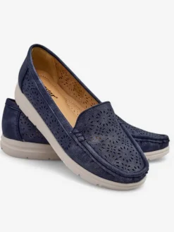 Best Ażurowe damskie mokasyny Besset Mokasyny Na Płaskiej Podeszwie