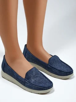 Best Ażurowe damskie mokasyny Besset Mokasyny Na Płaskiej Podeszwie