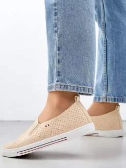 Clearance Ażurowe damskie półbuty slip on Vielles Półbuty