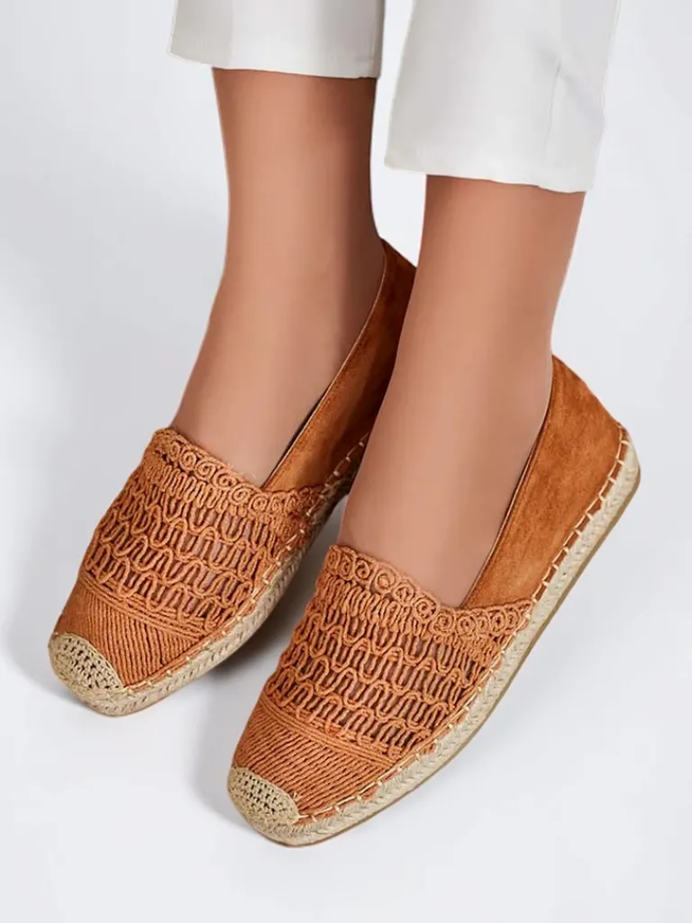 Ażurowe damskie espadryle Cetillad Espadryle Płaskie