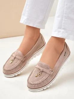 Best Ażurowe damskie mokasyny Elissas Mokasyny Na Płaskiej Podeszwie