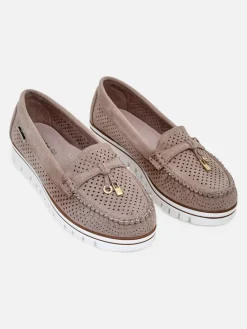 Best Ażurowe damskie mokasyny Elissas Mokasyny Na Płaskiej Podeszwie