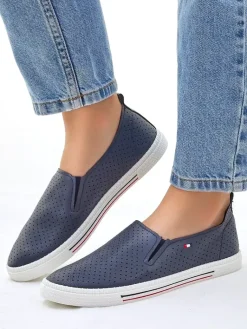 Clearance Ażurowe damskie półbuty slip on Vielles Półbuty