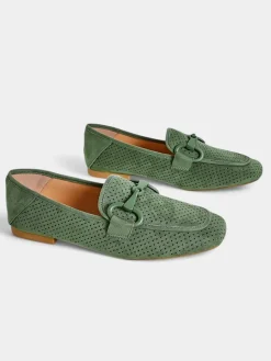 Sale Ażurowe mokasyny damskie Laamba Półbuty