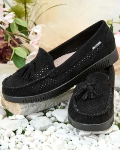 Best Ażurowe mokasyny damskie Molaffa Półbuty|Mokasyny Na Płaskiej Podeszwie