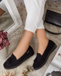 Best Ażurowe mokasyny damskie Molaffa Półbuty|Mokasyny Na Płaskiej Podeszwie