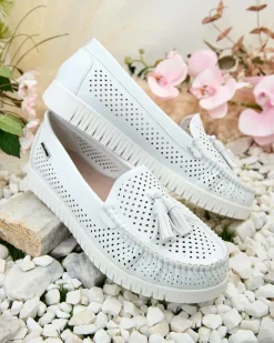 Hot Ażurowe mokasyny damskie Molaffa Półbuty|Mokasyny Na Płaskiej Podeszwie