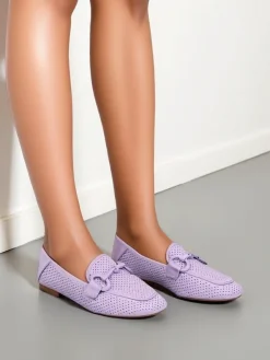 Sale Ażurowe mokasyny damskie Laamba Półbuty