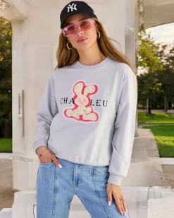 Hot Bawełniana cienka bluza damska z printem Bluzy