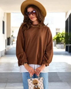 Bawełniana cienka bluza damska Bluzy