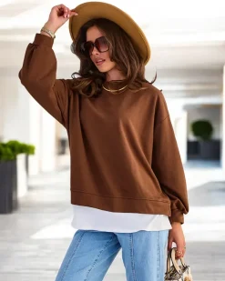 Bawełniana cienka bluza damska Bluzy