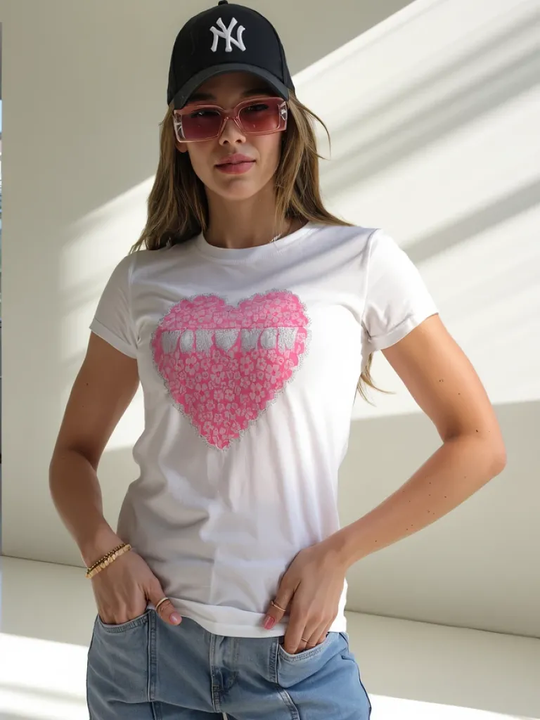 Bawełniana damska bluzka Bluzki / Koszule / Koszulki