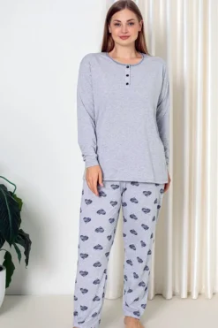 Best Bawełniana damska 2-częściowa piżama PLUS SIZE Piżamy