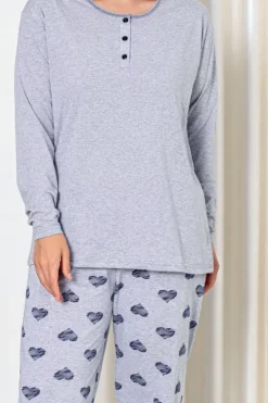 Best Bawełniana damska 2-częściowa piżama PLUS SIZE Piżamy