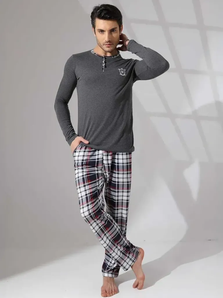 New Bawełniana męska piżama 2- częściowa Piżamy