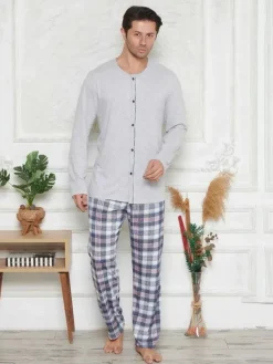 bawełniana męska piżama Piżamy