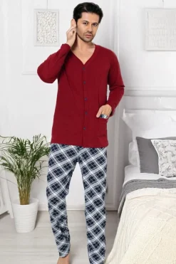 Online Bawełniana męska piżama Piżamy