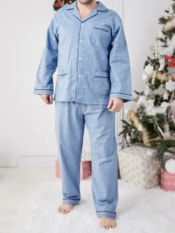 Discount Bawełniana męska piżama 2- częściowa Piżamy