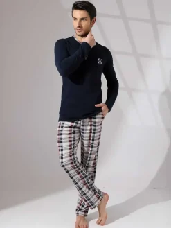 Best Bawełniana męska piżama 2- częściowa Piżamy