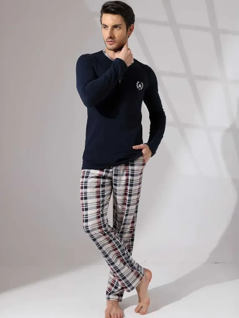 Best Bawełniana męska piżama 2- częściowa Piżamy