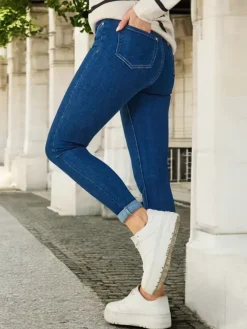 Clearance Bawełniane jeansy damskie rurki Jeansy