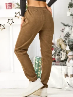 Clearance Bawełniane spodnie dresowe damskie Spodnie Dresowe