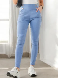 Best Bawełniane spodnie typu tregginsy damskie Legginsy / Tregginsy