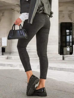 Bawełniane spodnie typu tregginsy damskie Spodnie Materiałowe|Legginsy / Tregginsy