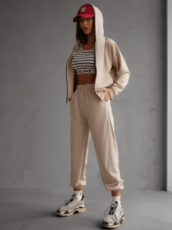 Bawełniany damski komplet dresowy Damskie Komplety Damskie