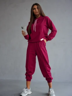 Hot Bawełniany damski komplet casualowy Damskie Komplety Damskie