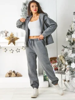 Clearance Bawełniany damski komplet dresowy Damskie Komplety Damskie