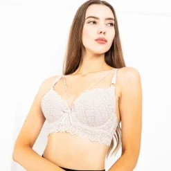 Outlet damski biustonosz z paskami Codzienne