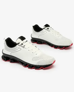 Sale Białe sportowe buty męskie Setorla Sportowe