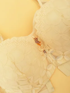 Hot Biustonosz damski usztywniany z koronką Codzienne