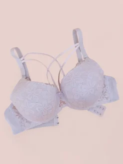 Clearance Biustonosz damski usztywniany z koronką Codzienne