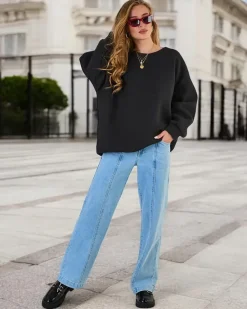 Hot Bluza damska oversize Bluzy