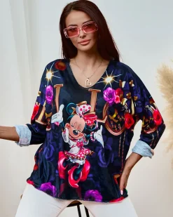 Best Bluzka damska z printem Bluzki / Koszule / Koszulki