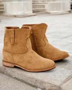 Discount Botki a'la kowbojki na krytym koturnie Patorias Botki Z Grubym Ociepleniem