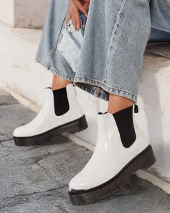 Hot Botki damskie eko skórzane Movitas Botki Bez Ocieplenia