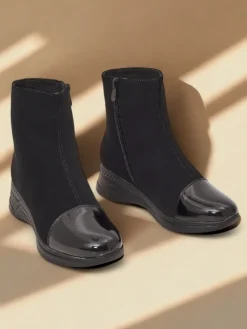 Botki damskie Terioa Botki Z Delikatnym Ociepleniem|Nowość