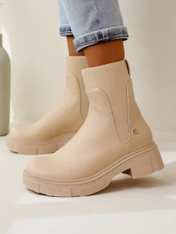 Best Botki damskie Esior Botki Z Delikatnym Ociepleniem|Botki Na Słupku