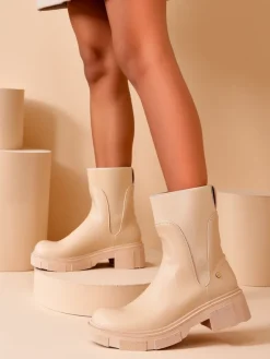 Best Botki damskie Esior Botki Z Delikatnym Ociepleniem|Botki Na Słupku