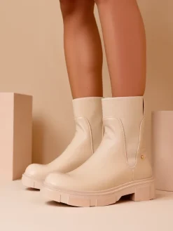 Best Botki damskie Esior Botki Z Delikatnym Ociepleniem|Botki Na Słupku